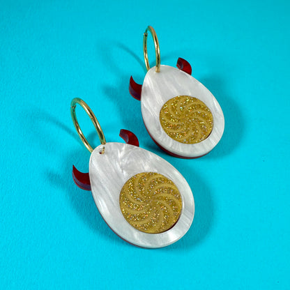 Deviled Egg Earrings