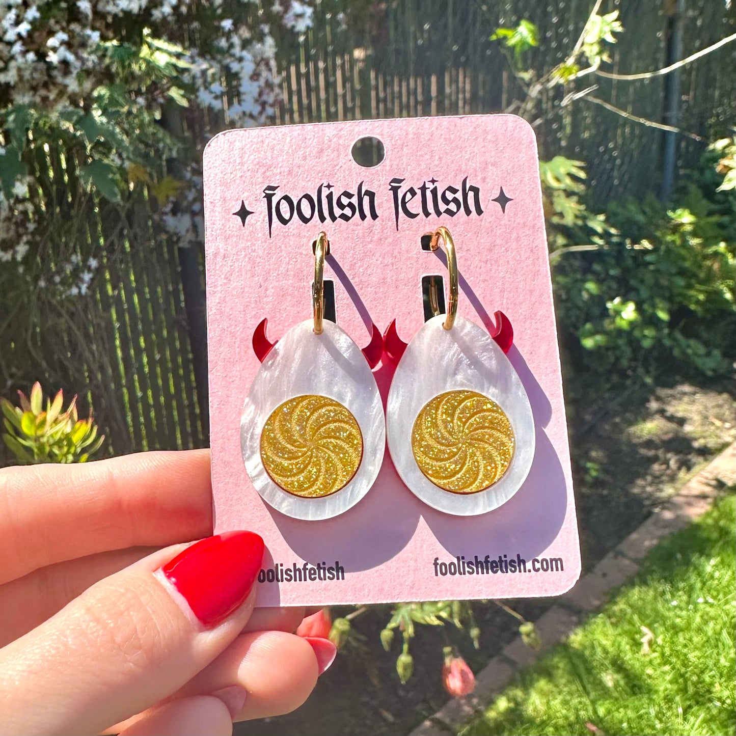Deviled Egg Earrings