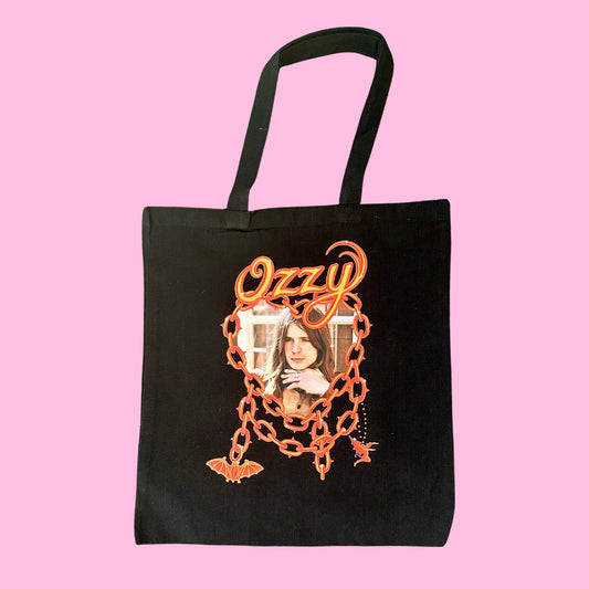 Ozzy Love Black Tote Bag