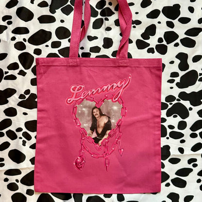 Lemmy Love Tote Bag Pink or Black