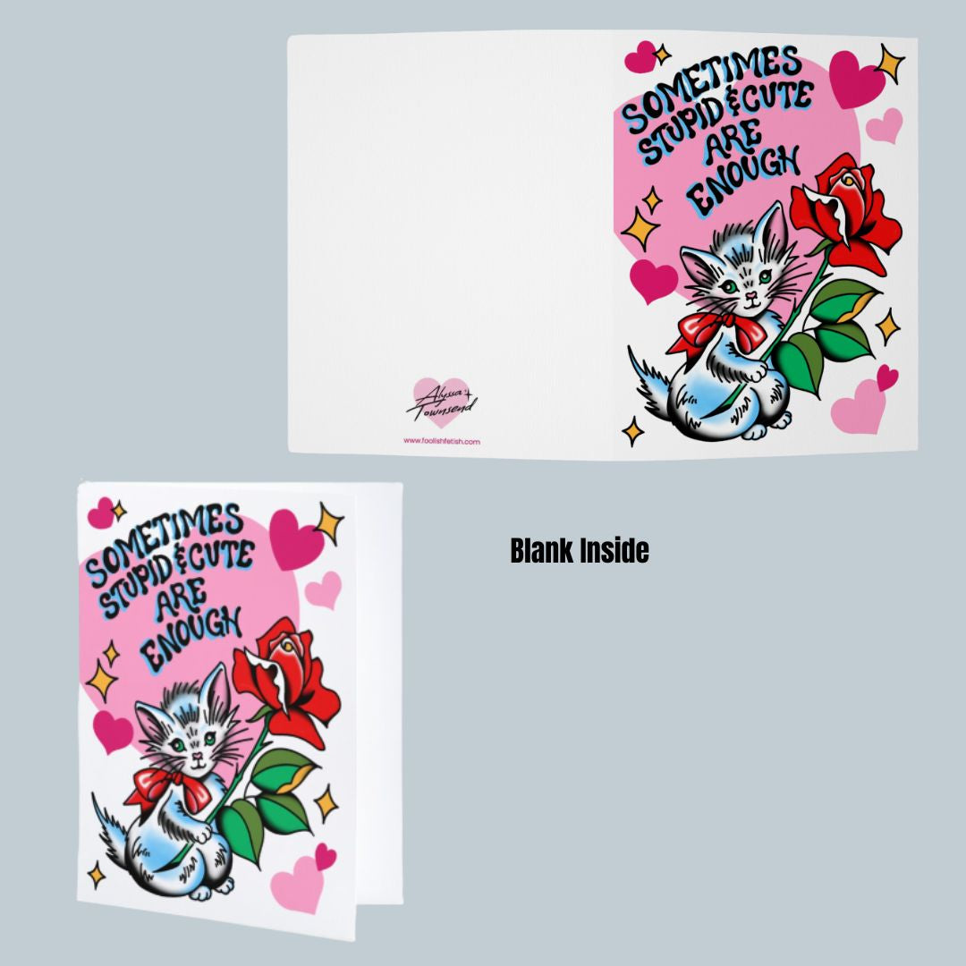 Stupid and Cute Valentine's Day Card