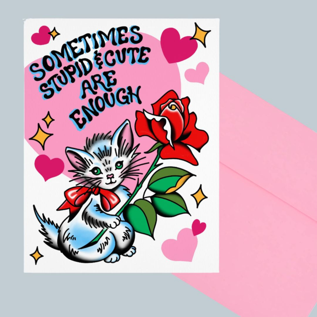 Stupid and Cute Valentine's Day Card