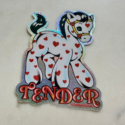 Tender Retro Pony Pixie Dust Sticker