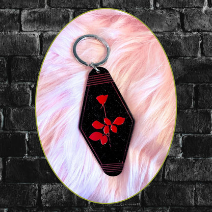 Violator Rose Hotel Keychain