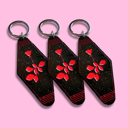 Violator Rose Hotel Keychain