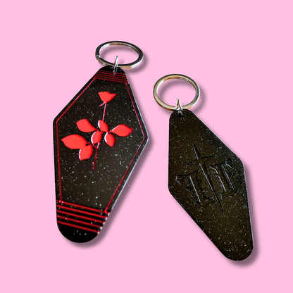 Violator Rose Hotel Keychain