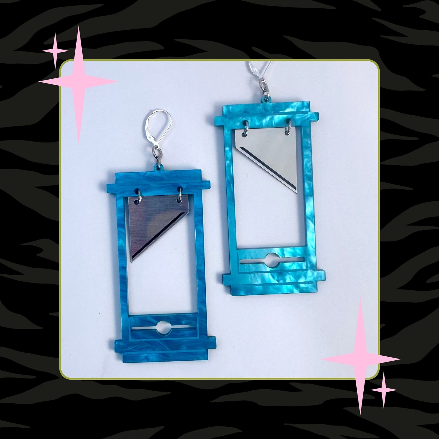 Guillotine Earrings : Multiple Colors