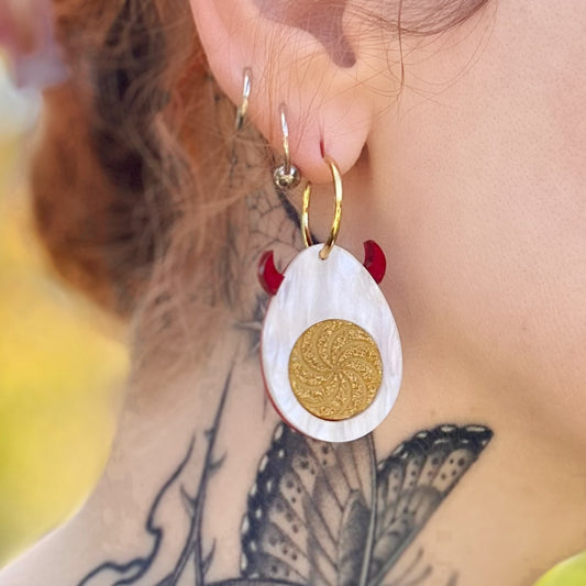 Deviled Egg Earrings