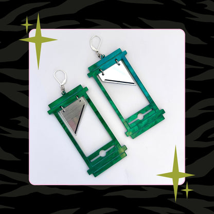 Guillotine Earrings : Multiple Colors