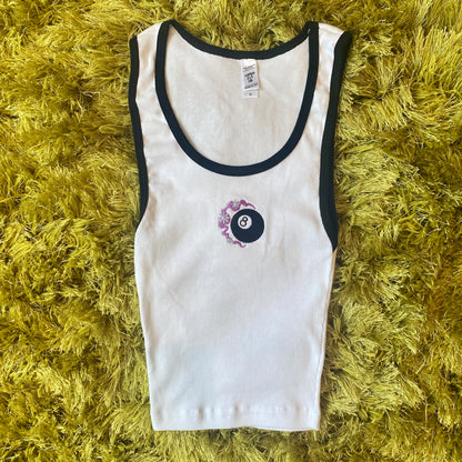 Magic 8 Ball Ribbed Tank - Last one!