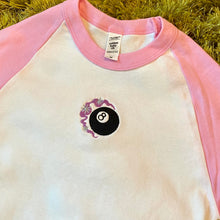 Load image into Gallery viewer, 8 Ball Cropped Raglan
