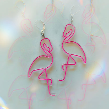 Neon Flamingos