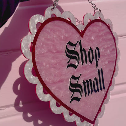 Shop Small Doily Heart Wall Art Hanging Sign