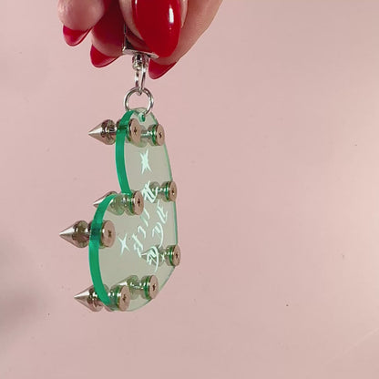 Fuck Studded ICE Keychain/Bag Charm