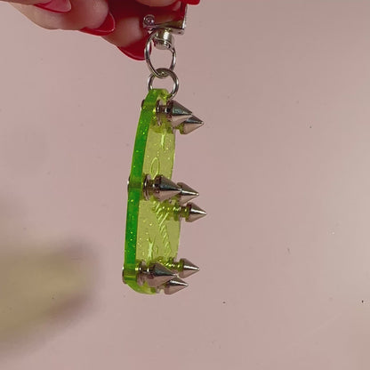 Whatever Studded Keychain/Bag Charm