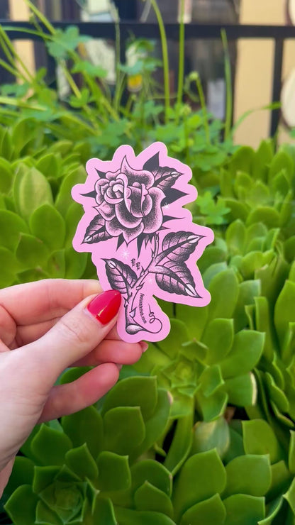 Rose Tattoo Sticker
