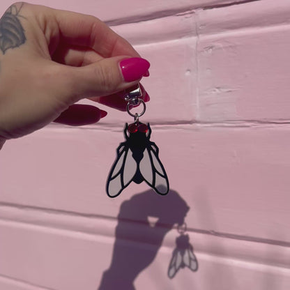 Human Fly Bag Charm/Keychain