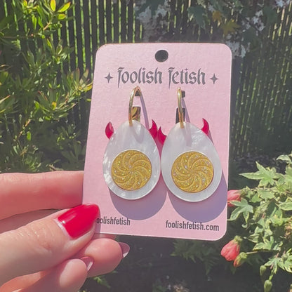 Deviled Egg Earrings