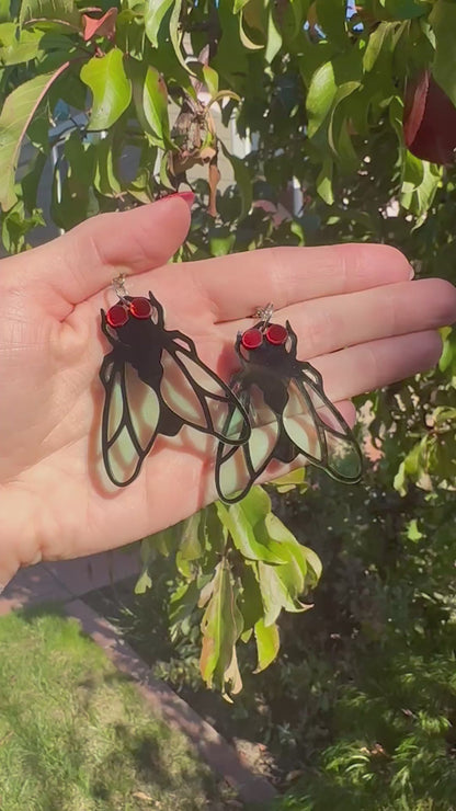 Human Fly Earrings