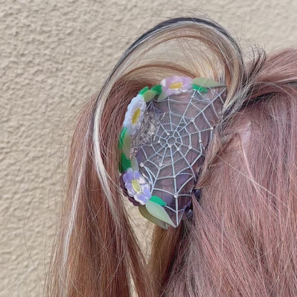 Spring's Spiderweb Hair Claw