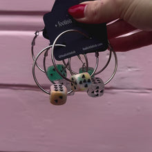 Load and play video in Gallery viewer, Love&#39;s A Gamble Hoops - Various Color Options!
