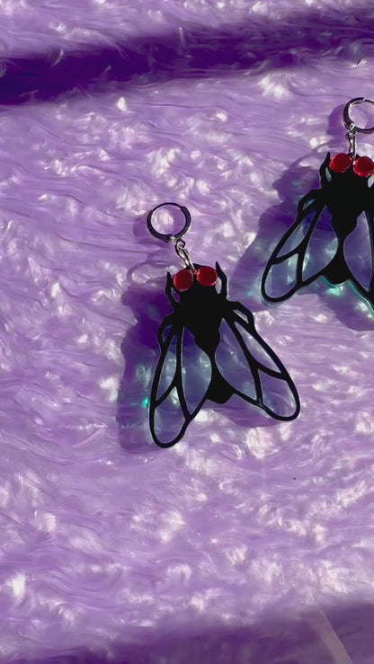 Human Fly Earrings