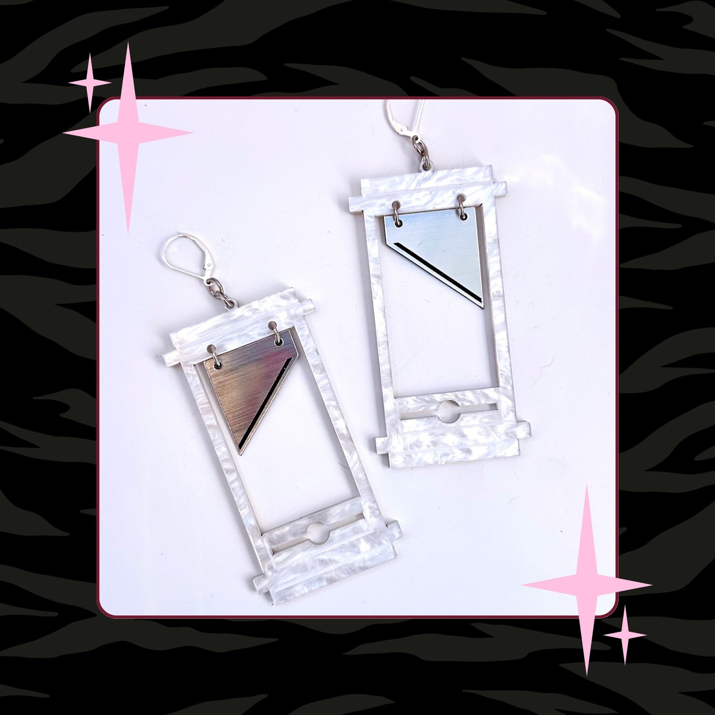 Guillotine Earrings : Multiple Colors