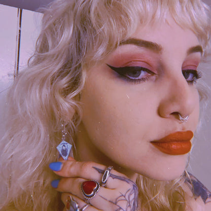 Tiny Reaper Earrings : Pink or Blue