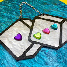 Load image into Gallery viewer, Love Dice Mini Wall Hanging
