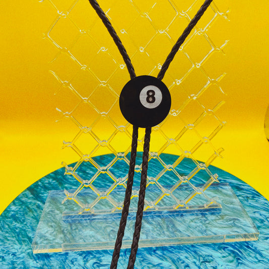 Eight Ball Bolo Tie