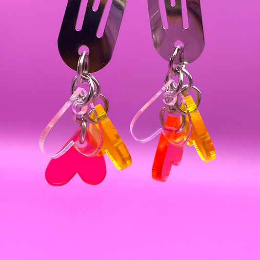 3 of Hearts Hair Clip