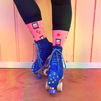 Pink Guillotine Socks