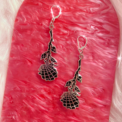 RESTOCKED : Tangled Rose Earrings