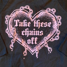 Load image into Gallery viewer, Take These Chains Off Raglan Tee
